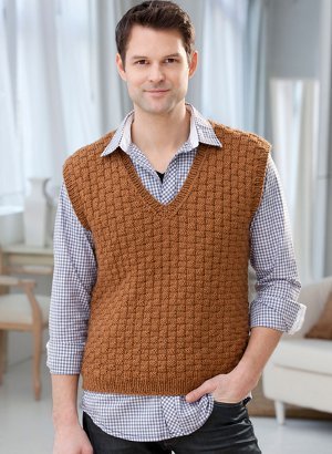 Classic Mens Vest Knitting Pattern