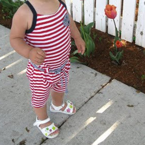 Fourth of July Romper