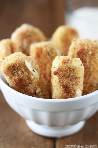 Oven Baked Mozzarella Sticks