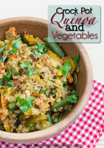 Slow Cooker Quinoa with Vegetables