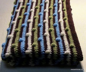 Puff Stitch Baby Blanket