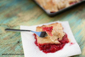 Between-The-Sheets Raspberry Slab Pie