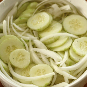 Midwestern Vinegar Cucumber Salad