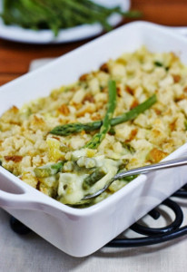 Fresh Asparagus and Hollandaise Casserole