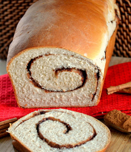 Simply Divine Cinnamon Swirl Bread