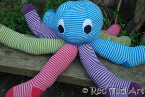 Upcycled Tights Octopus