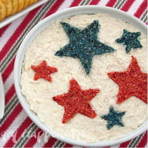 Memorial Day Decorated Dip Recipe