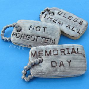 Military Dog Tag Cookies