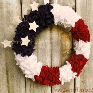Party in the USA Wreath