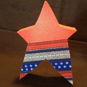 Patriotic Wood Star