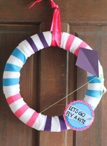 Summer Stripes DIY Wreath