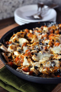 Black Bean and Butternut Enchilada Skillet