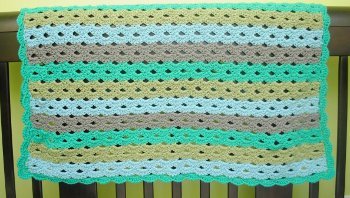 Oceanic Crochet Baby Blanket Pattern