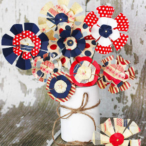 Make Paper Flowers for the Fourth