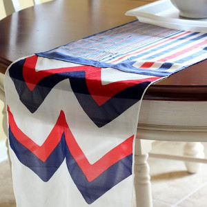 No-Sew Memorial Day Table Runner