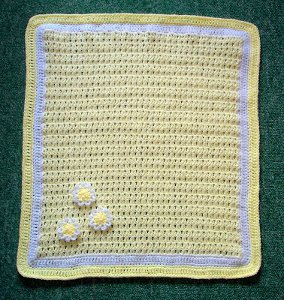 Daisy Crochet Baby Blanket
