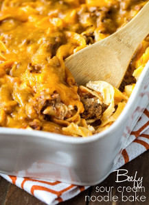 Beefy Creamy Noodle Bake