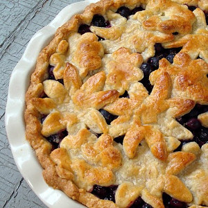 Fresh Blueberry Pie