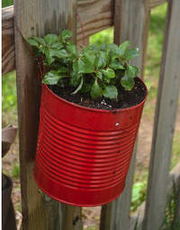 Too Easy Tin Can Planters