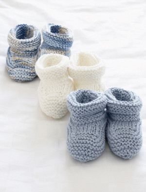 Basic Baby Booties