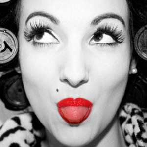 Pin Up Wedding Makeup