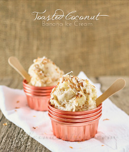 Toasted Coconut Banana "Ice Cream"