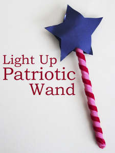 Light Up Patriotic Wand