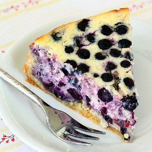 Blueberry Cream Cheesecake
