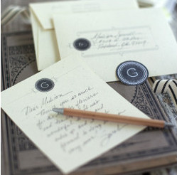 DIY Monogram Cards