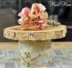 Enduring Rustic Wedding Cake Stand