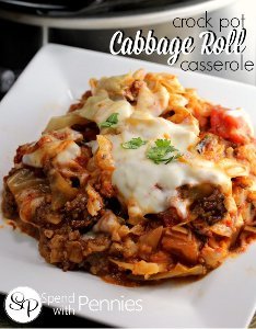 Old-Fashioned Cabbage Roll Casserole