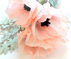 Beautifully Handcrafted Crepe Anemone Flowers