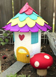 Adorable Clay Fairy House