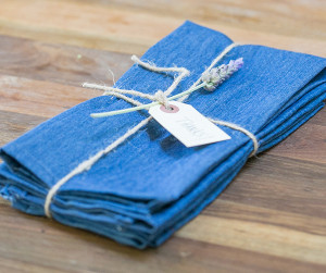 Rustic Denim Napkins