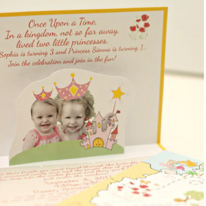 Pop-Up Princess Birthday Invitation