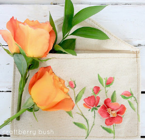 Stunningly Painted Summer Fabric Flowers