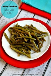 Slow Cooker Fresh Garlic Green Beans