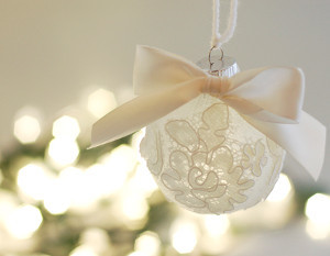 Flawless Wedding Veil DIY Ornament