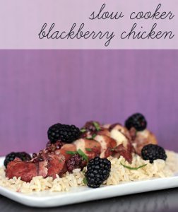 Slow Cooker Blackberry Chicken
