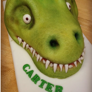 T-Rex Birthday Cake