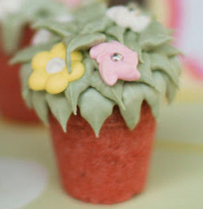 Mini Sugar Flower Pots