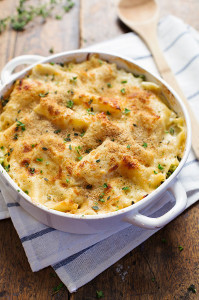 Garlic Parmesan Chicken Lasagna Bake