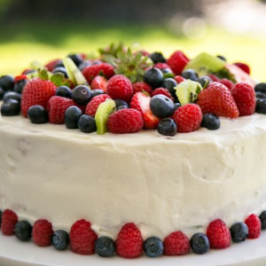 Summertime Berry Cake