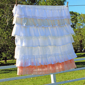 Romantic Ruffled DIY Tablecloth