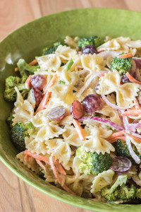 Broccoli Grape Pasta Salad