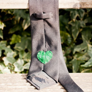 Hidden Heart Custom Groomsman Tie