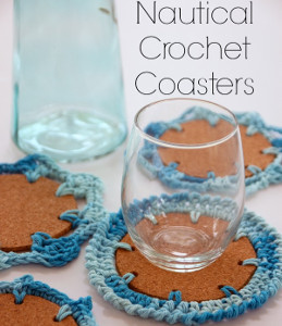 Nifty Nautical Crochet Coasters