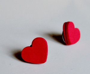 Precious Paper Heart DIY Earrings