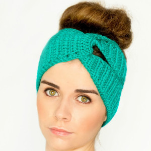 Glamorous Crochet Turban Headband