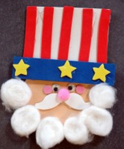 Uncle Sam Paper Craft